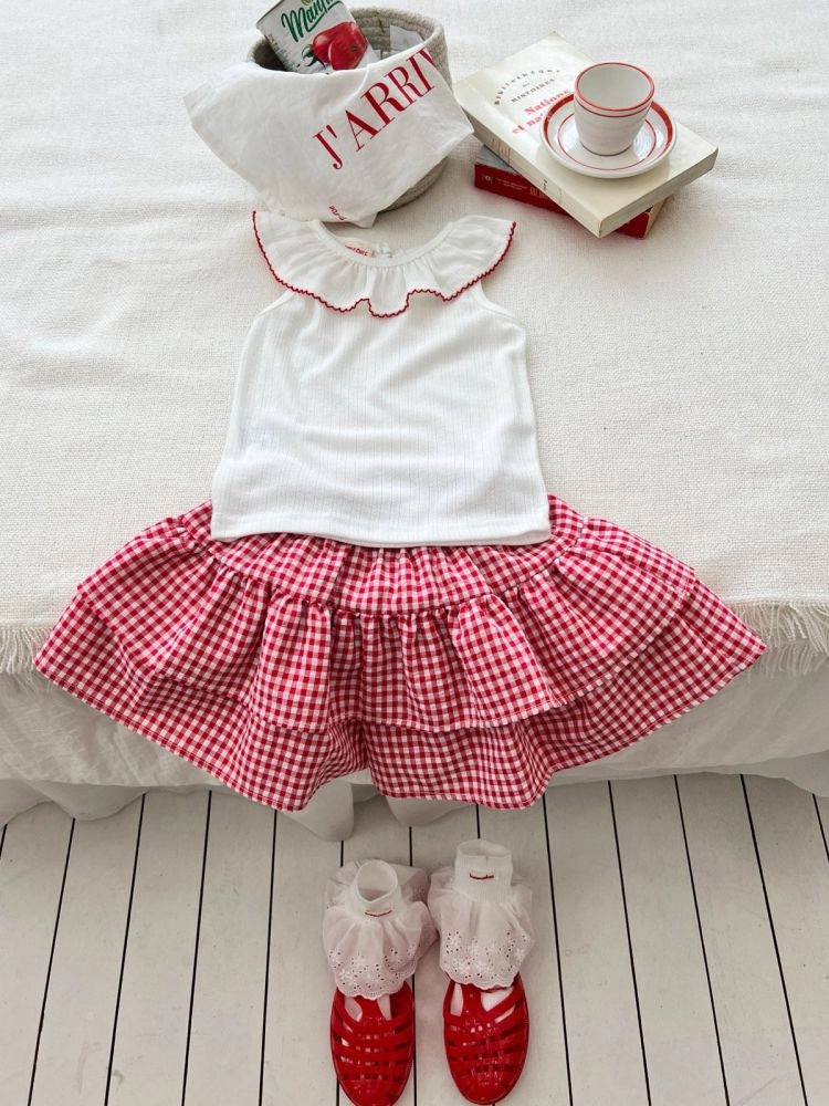 Apple Smile Pincoat Sleeveless Ivory