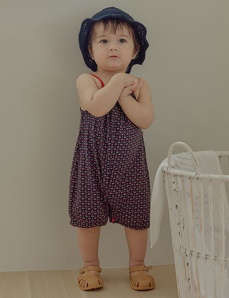 Popin Suspender Pants_Navy