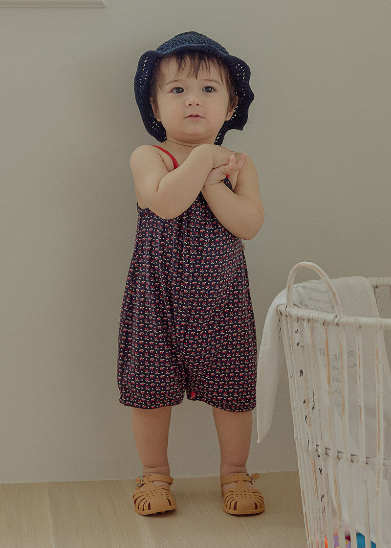Popin Suspender Pants_Navy