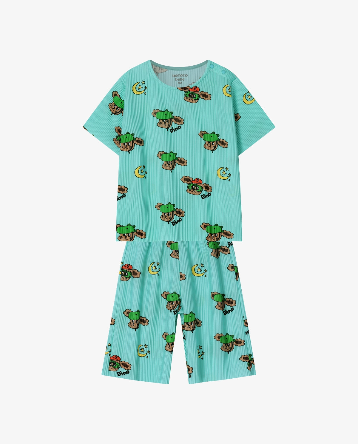 Crepe all-over loungewear sky blue