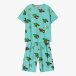 Crepe all-over loungewear sky blue
