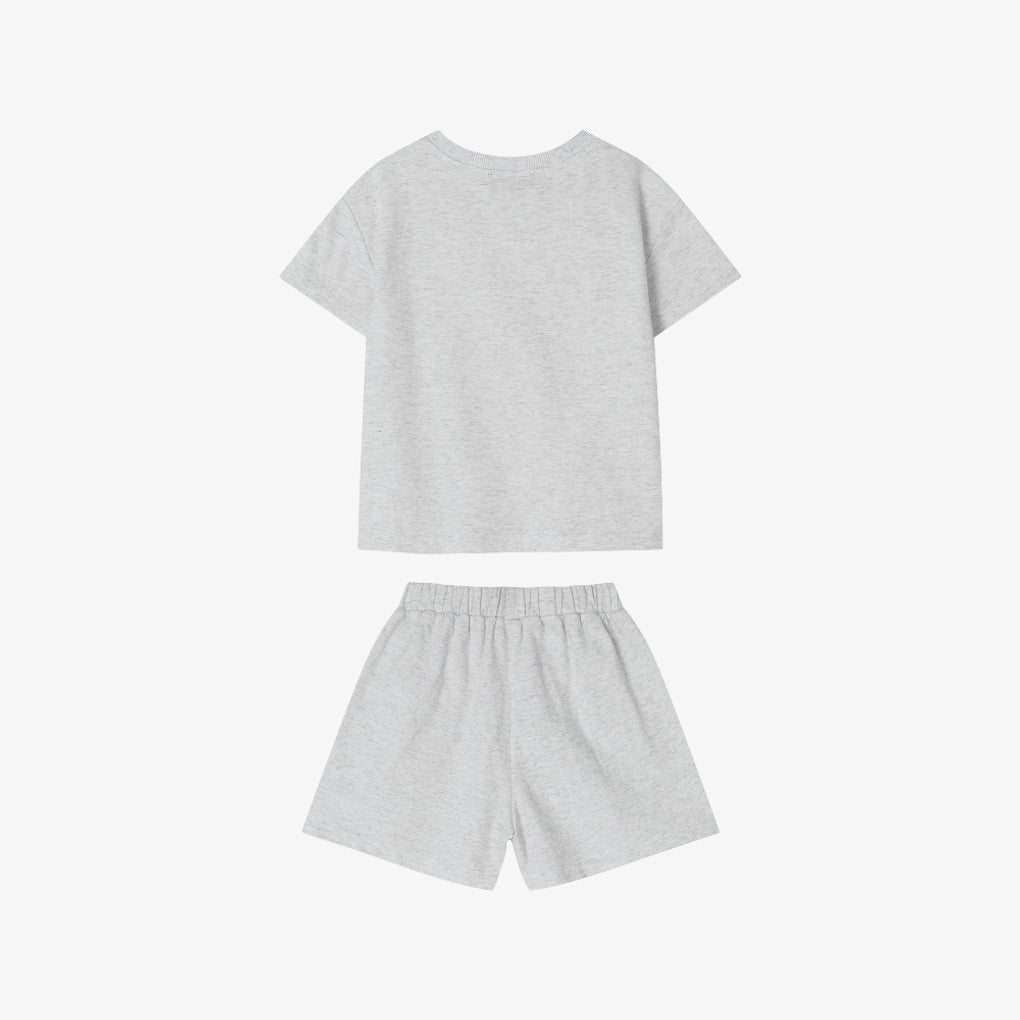 Mini French Pocket Set-up Melange Grey