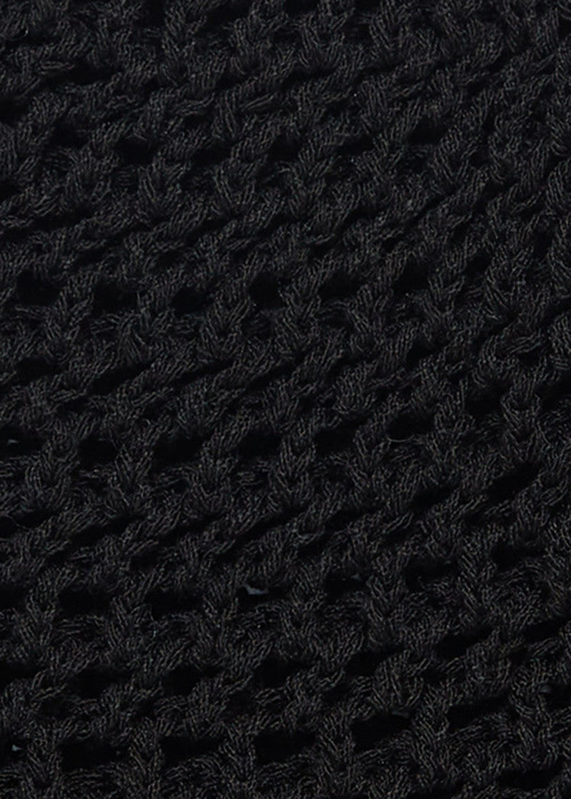 Airy Net Bucket Hat_Black