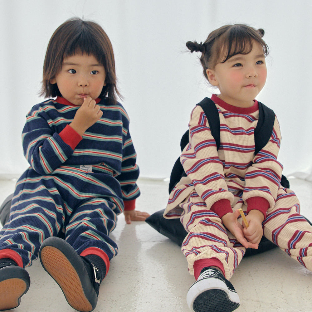 Lined Waffle Two-Piece Set_FA041