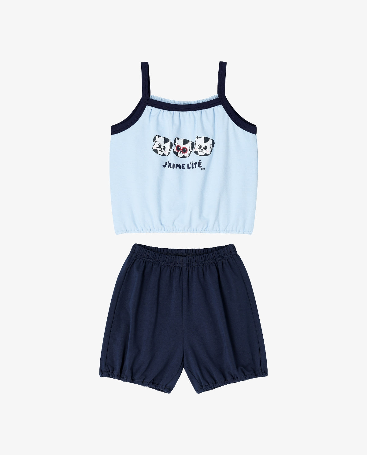 Cotton Modal Sleeveless Indoor Wear Navy
