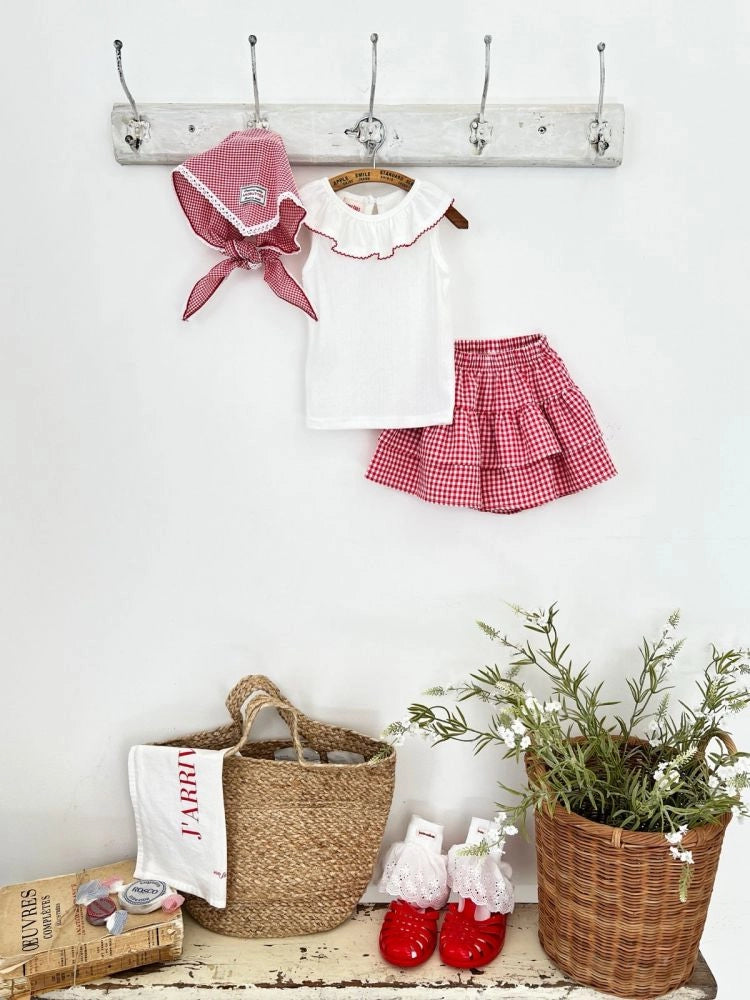Apple Smile Pincoat Sleeveless Ivory