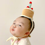 Anniversary human cake hat