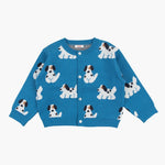 Little Foret Knit Cardigan Blue_FA044