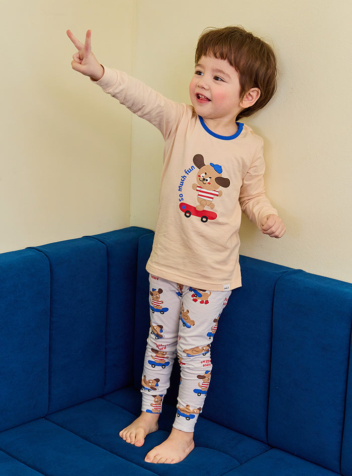 Funny Border spandex (24SS) indoor wear set
