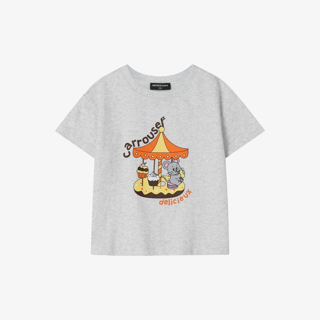 Mini French Pocket Set-up Melange Grey