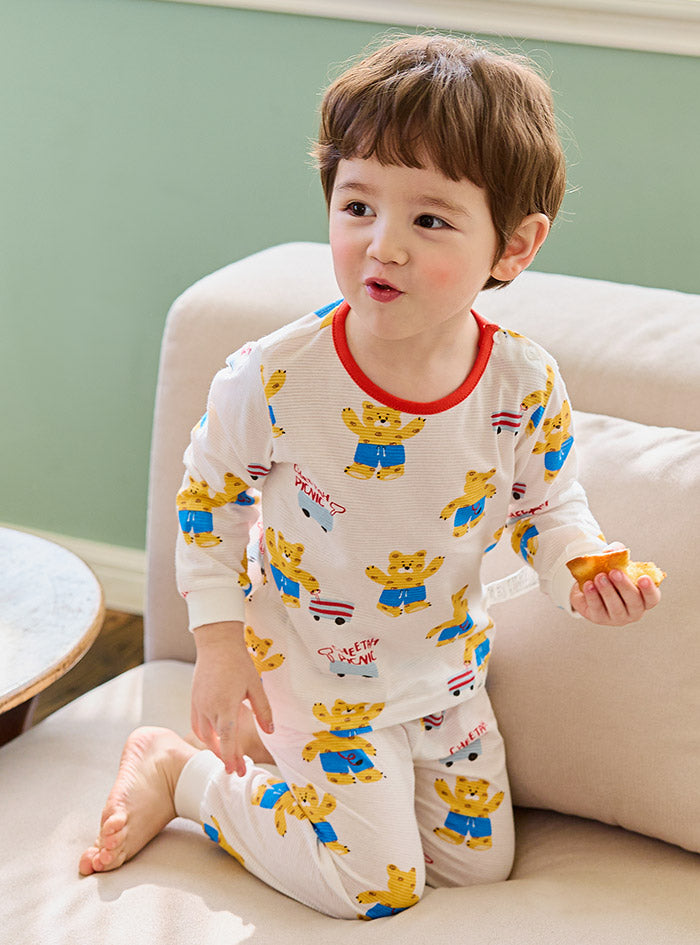 Picnic cheetah jacquard (24SS) indoor wear set