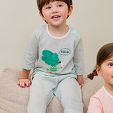 Shiny Broccoli Mid Sleeve (24SS) Mesh Indoor Set