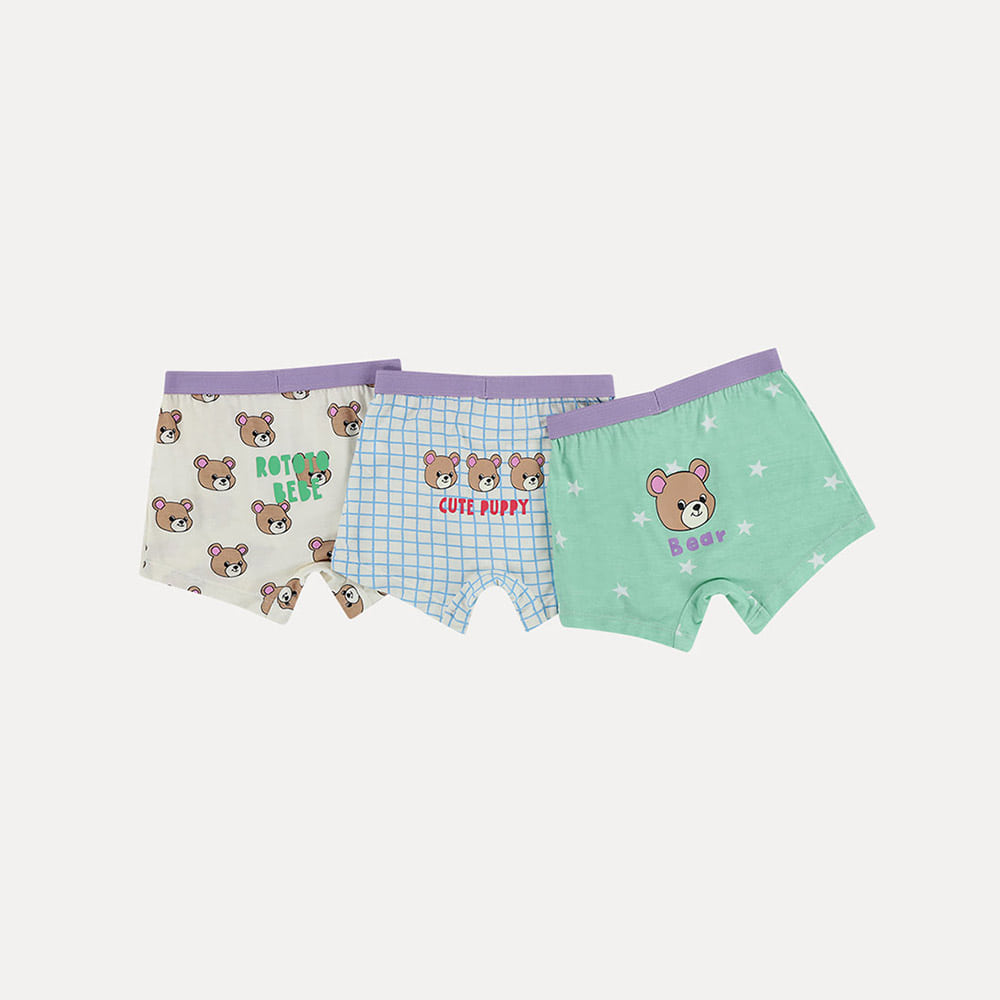 Boys' Modal Panty Set - Viva Bear