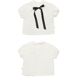 Kane Short Sleeve Blouse_White