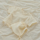 Essential Natural Cotton Short Sleeve Shirt