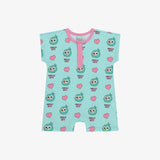 Cozy Summer Indoor Suit - Owl Mint