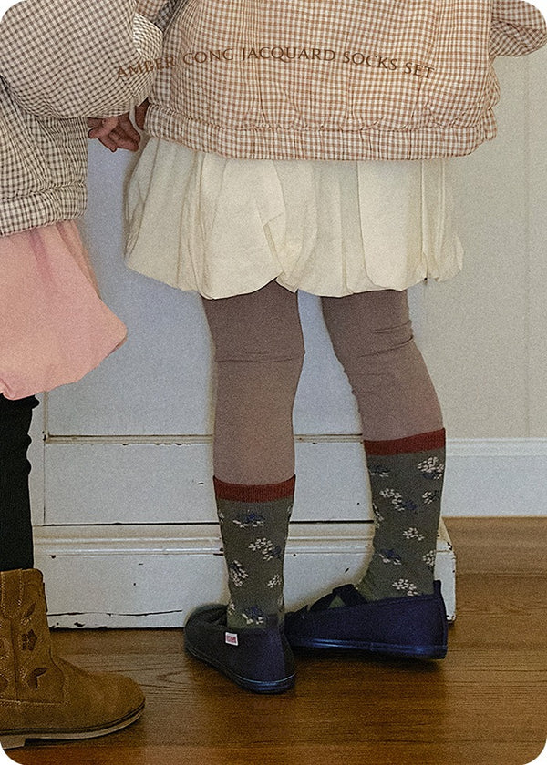 Amber Kong's Jacquard Socks Set