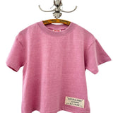 Apple Smile Natural T-shirt Pink