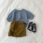 Mini Robe 26 Autumn Corduroy Half-length Pants 10-48 Months Namdaemun Children's Clothing Toddler