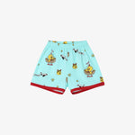 Rototobebe Cotton Modal All-Over Short Sleeve Loose Loungewear Sky Blue