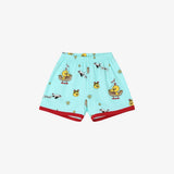Rototobebe Cotton Modal All-Over Short Sleeve Loose Loungewear Sky Blue