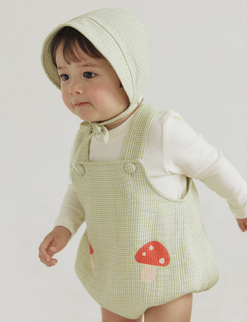 Mushroom overalls