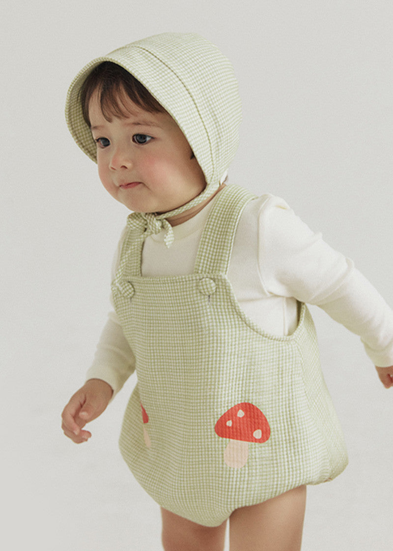 Mushroom overalls