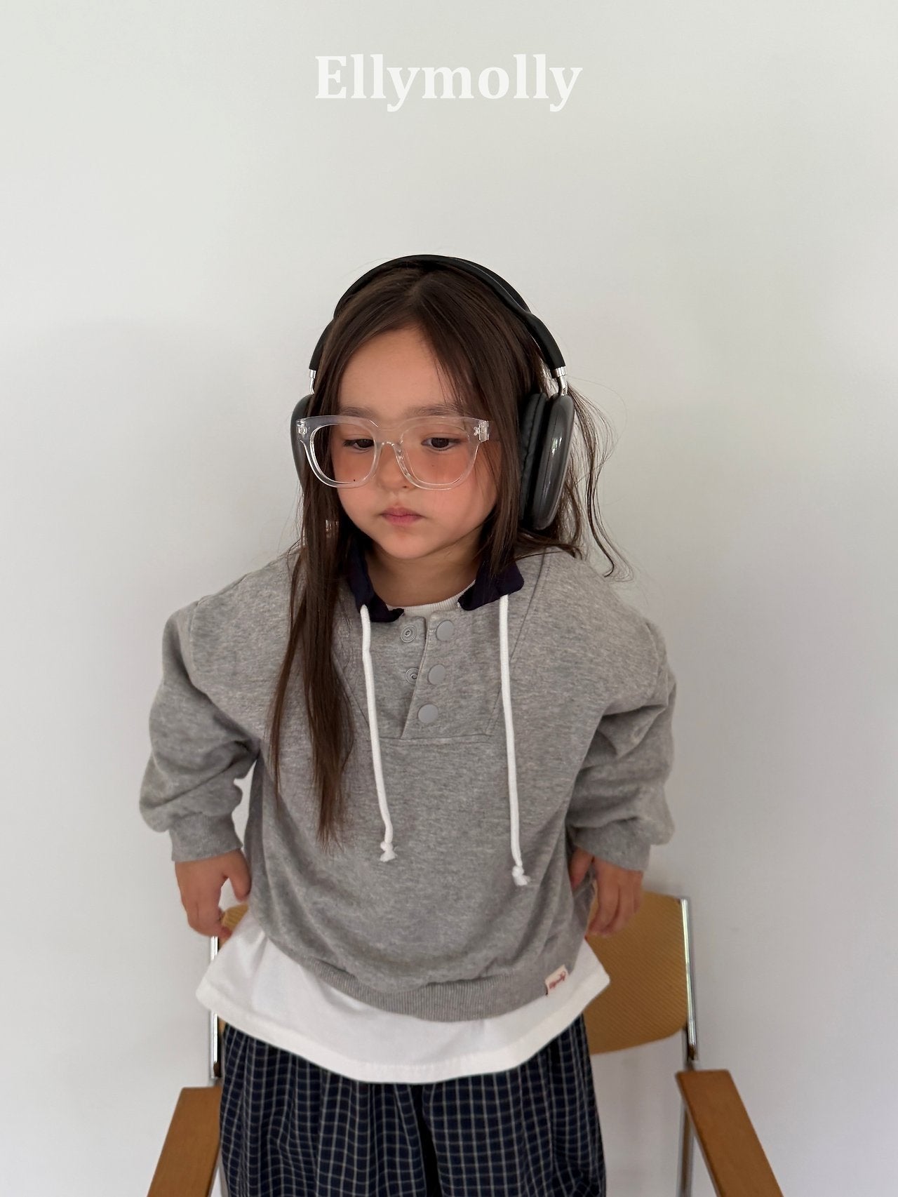 Elimoli 26 Autumn Two-Tone Harbor Sweatshirt S-JXL Namdaemun Children's Clothing Junior