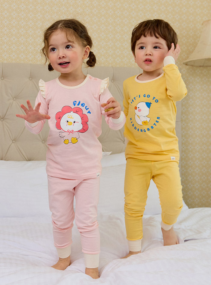 Flower Duck single spandex (24SS) indoor wear set