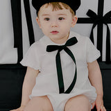 Kane Short Sleeve Bodysuit_White