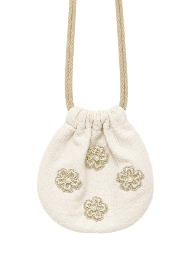 Pearl flower pouch