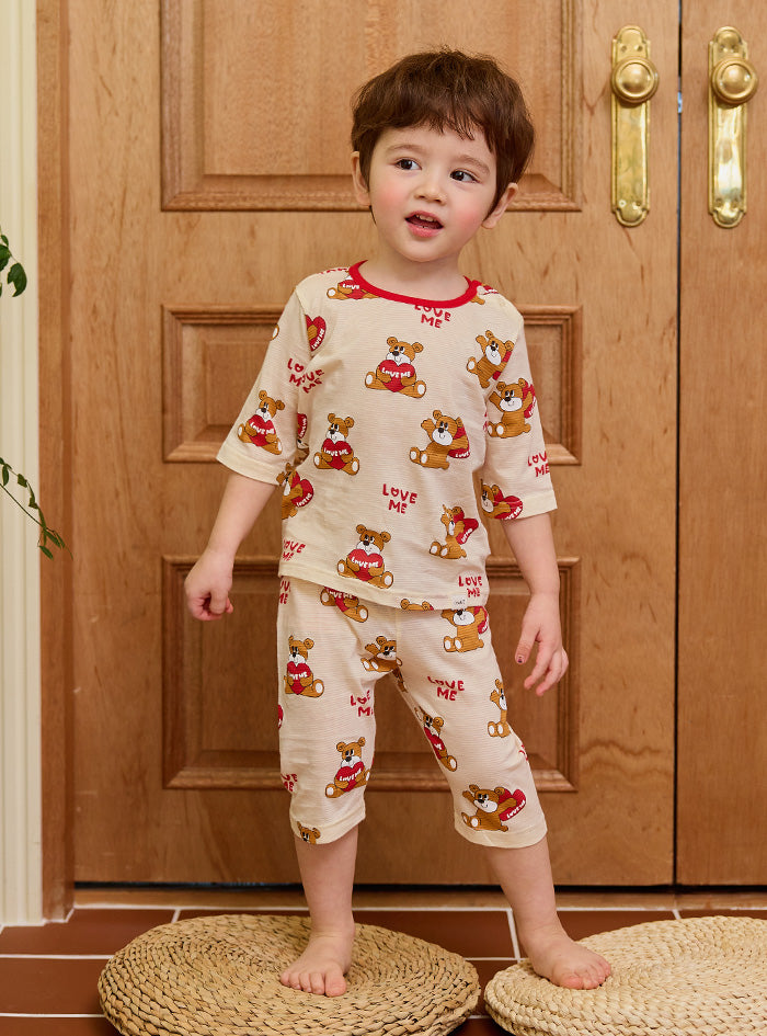 Love Me Bear Mid Sleeve (24SS) Indoor Set