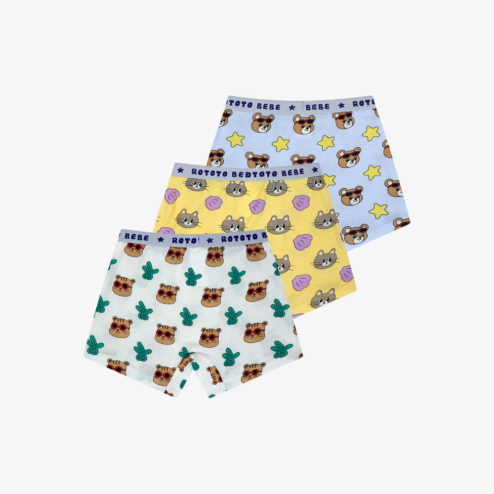 Tropical Boys' Boxer Shorts Set