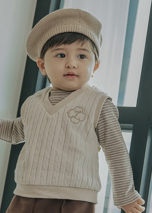 Run Vest_Light Beige