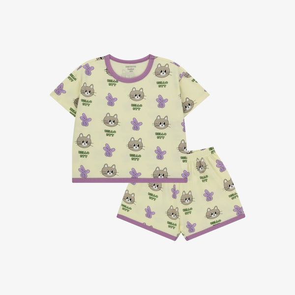 Cozy Summer IndoorSet- Cat Yellow
