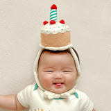 Anniversary human cake hat