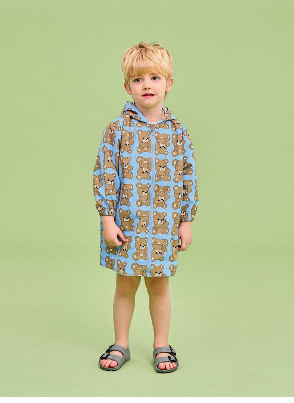 Tropical Summer Raincoat - Blue