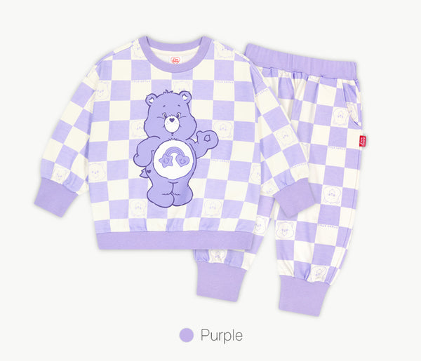 Care Bears Checkerboard loose fit top and bottom