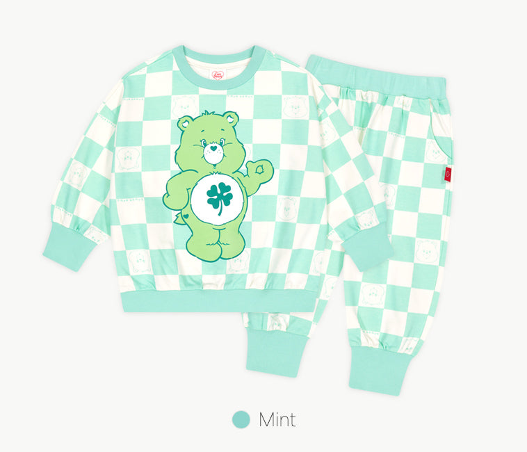 Care Bears Checkerboard loose fit top and bottom