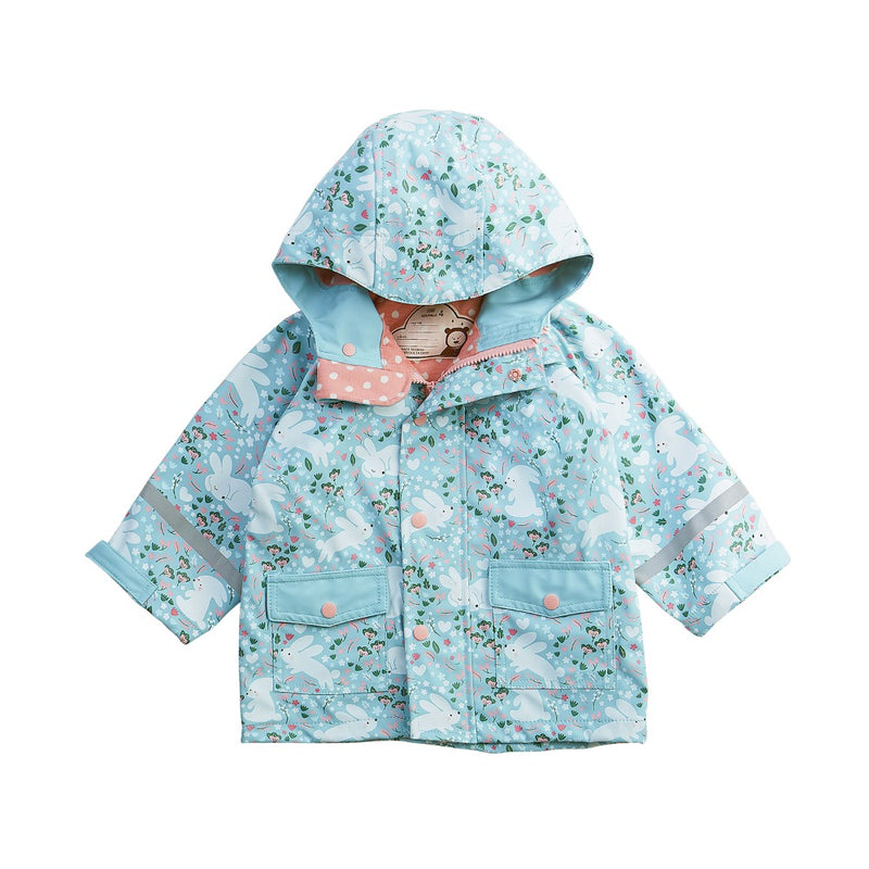 HAS KIDS RAINCOAT BUNNY GARDEN