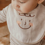 害羞男孩竹製圍兜