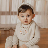 害羞男孩竹製圍兜