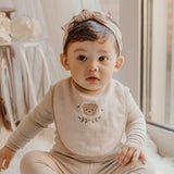 泰迪熊竹製圍兜