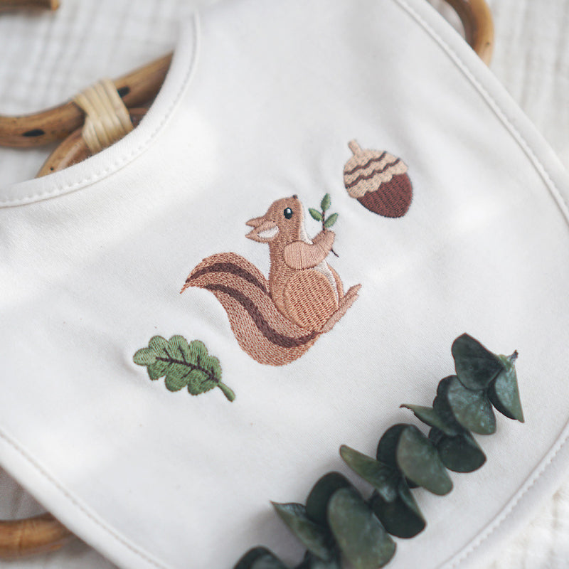 Squirrel Organic Bib