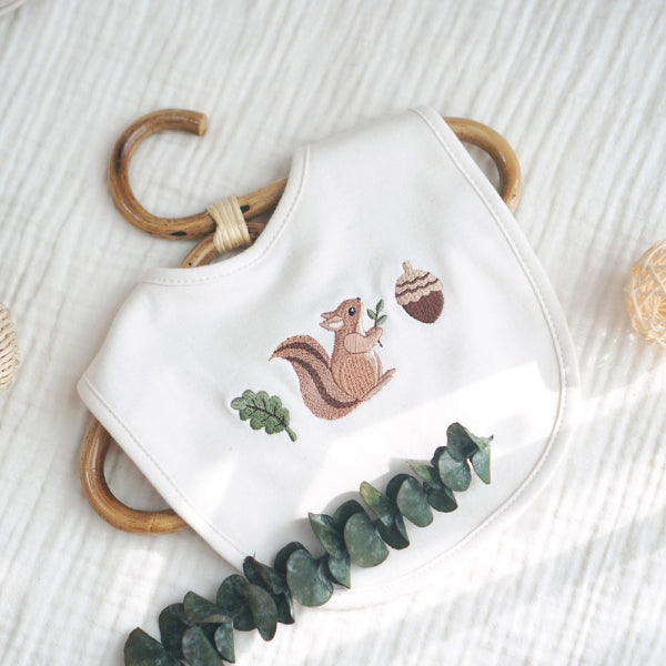 Squirrel Organic Bib