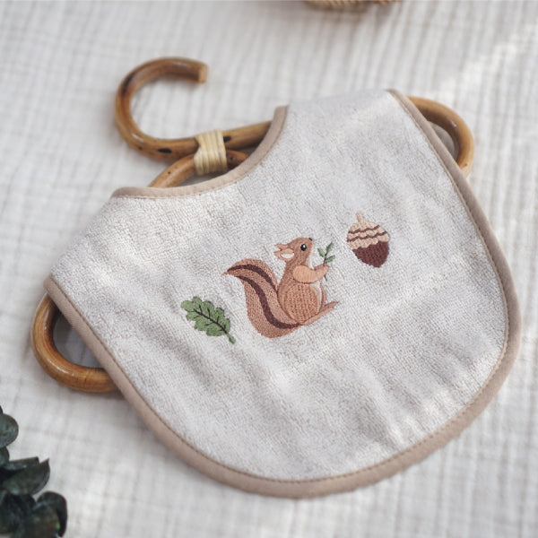 Squirrel Bamboo Bib