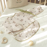 兔子防水長袖圍兜