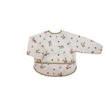 兔子防水長袖圍兜