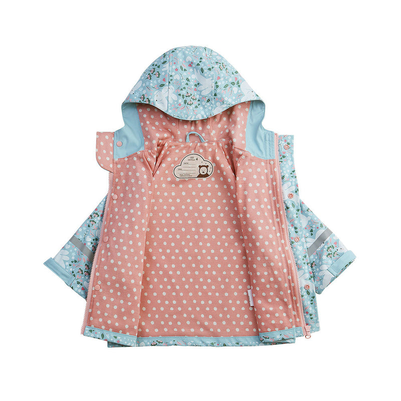 HAS KIDS RAINCOAT BUNNY GARDEN