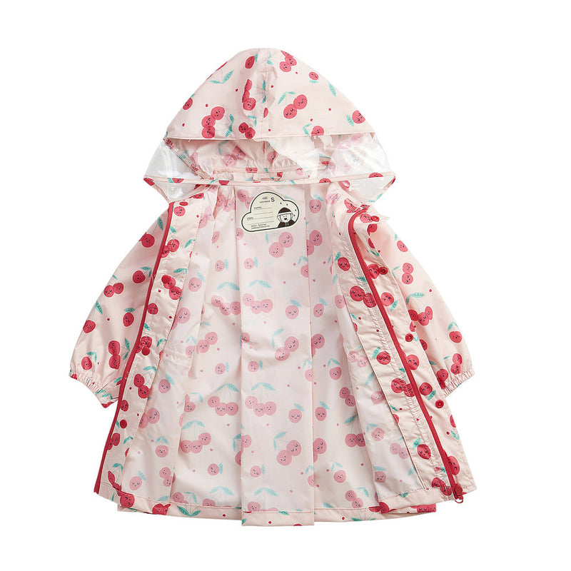 HAS KIDS POLY RAINCOAT CHERRY